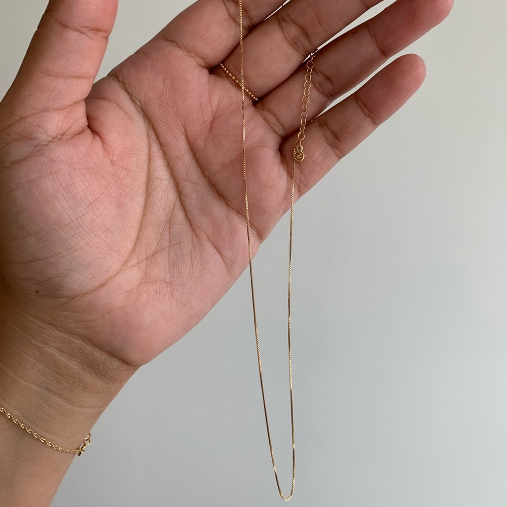Mejuri Baby Box Necklace